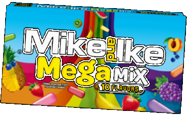 Mike and Ike Mega Mix - 10 flavors- PACK OF 2